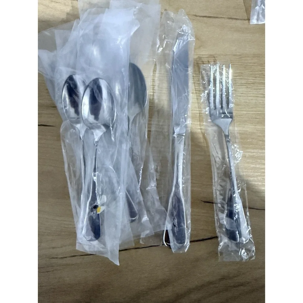 Set of 11 NEW Oneida PLYMOUTH ROCK Stainless Steel Tall Drink Spoons‎ Knife Fork